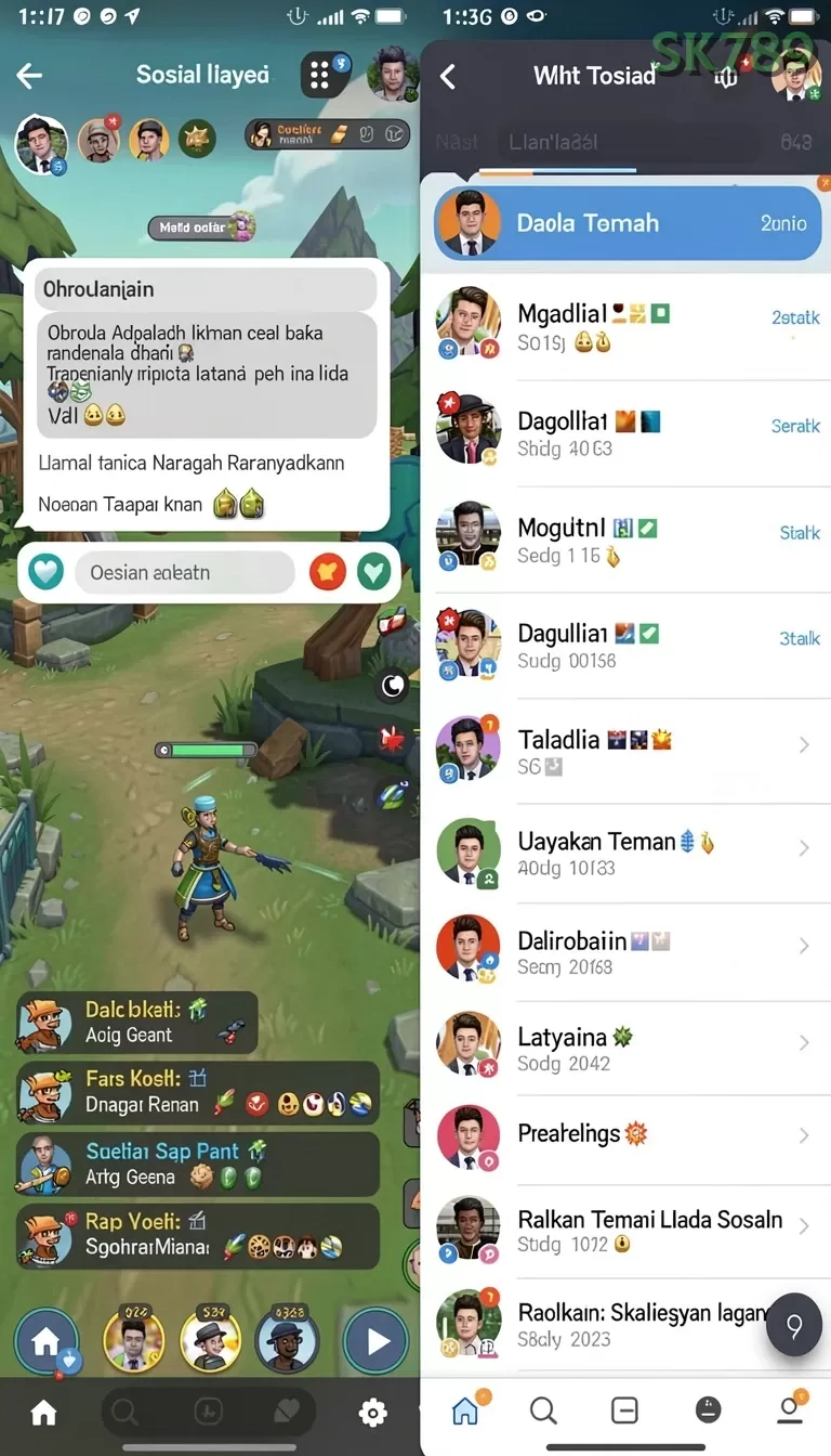 Cuplikan layar SLOTSRI — pengaturan akun